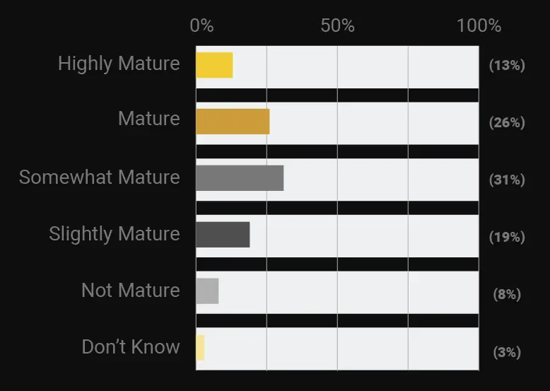 Analytics maturity is still in its adolescence